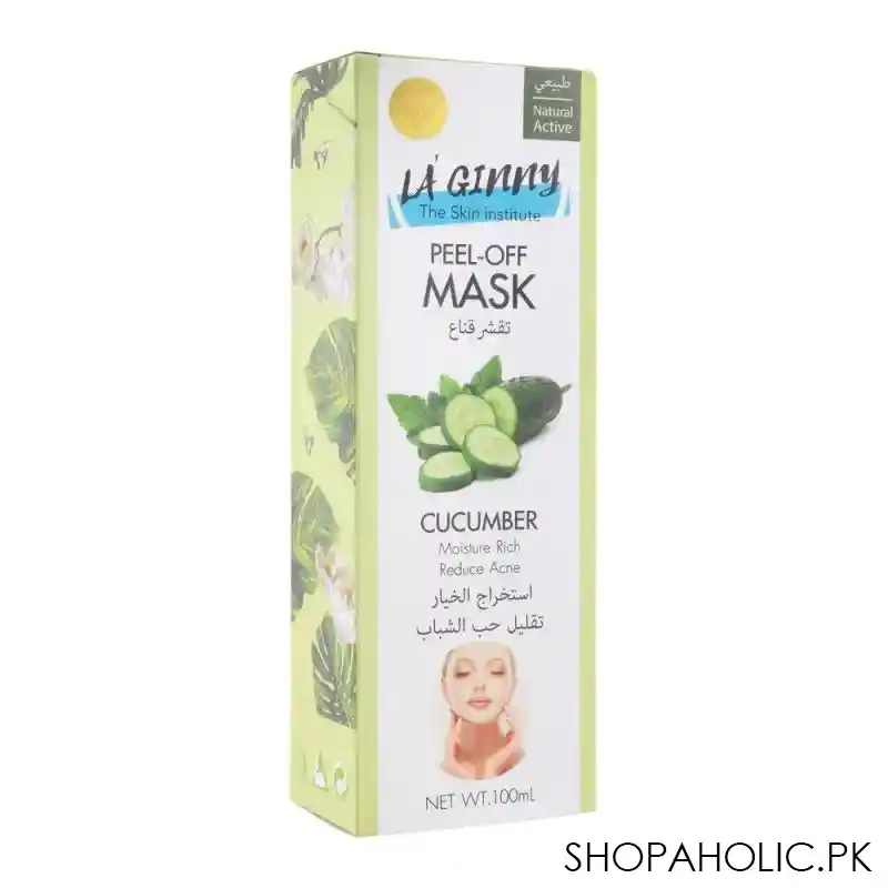 la ginny cucumber peep off mask, 100ml image3