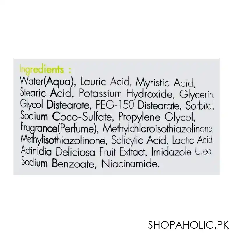 la ginny kiwi extract whitening face wash, 100ml image4