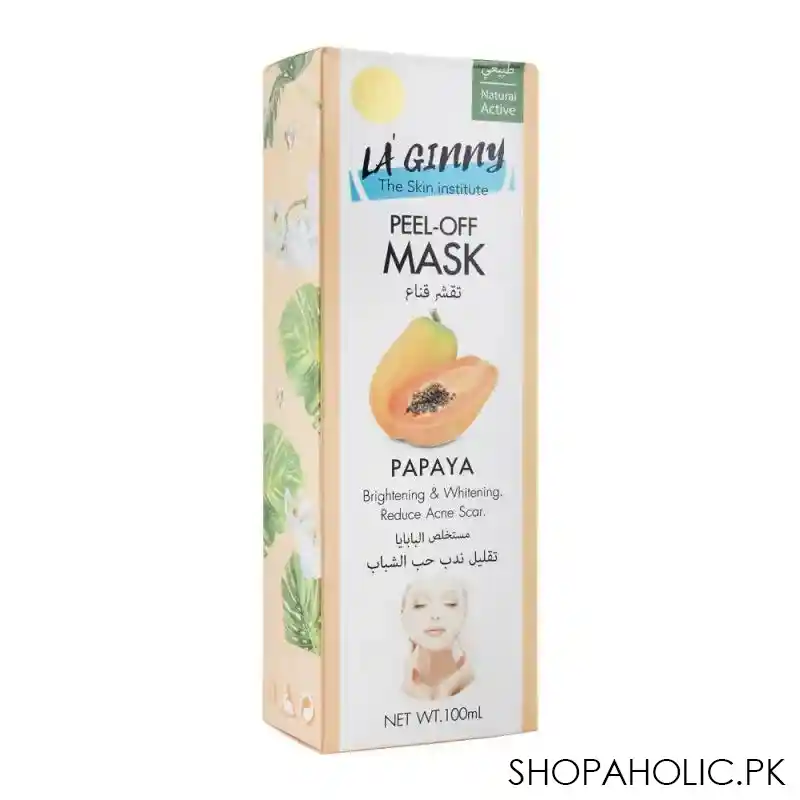 la ginny papaya peep off mask, 100ml image3