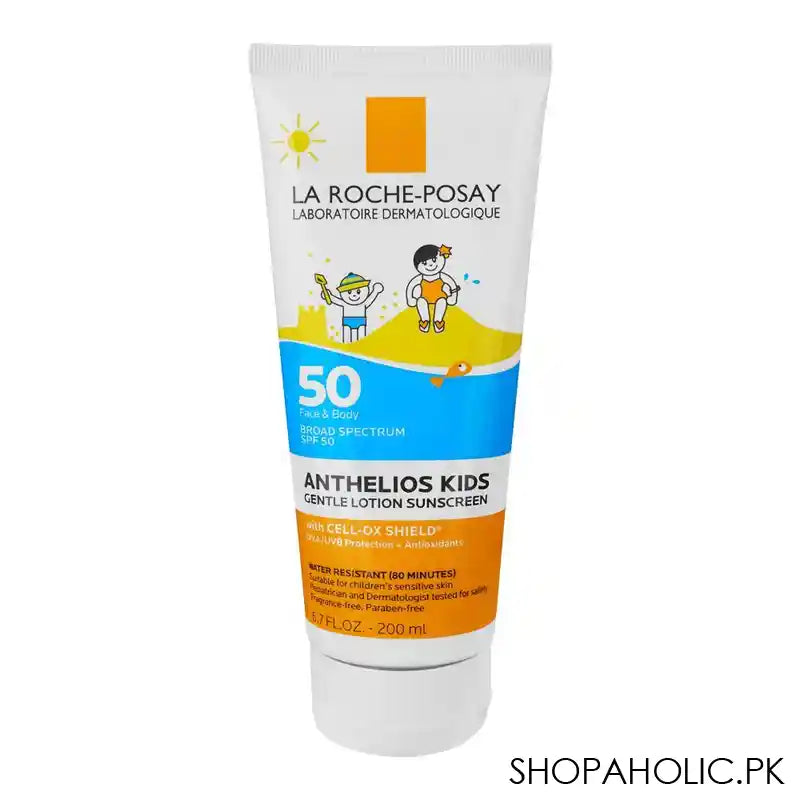La Roche-Posay Anthelios Kids Gentle Face & Body Sunscreen, SPF-50, 200ml - Main Image