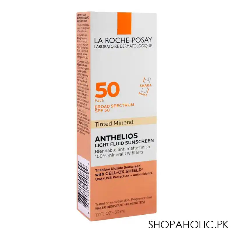La Roche-Posay Anthelios Light Fluid Sunscreen Broad Spectrum SPF-50 Face, For Sensitive Skin, 50ml - Main Image