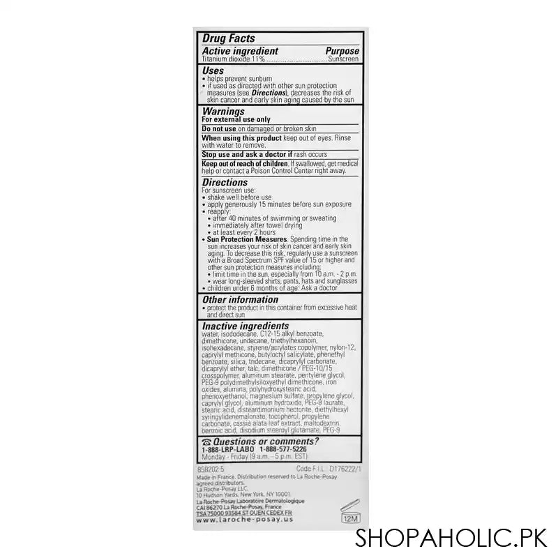 La Roche-Posay Anthelios Light Fluid Sunscreen Broad Spectrum SPF-50 Face, For Sensitive Skin, 50ml - Image 4