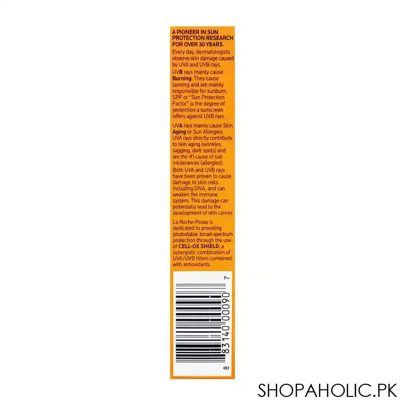 La Roche-Posay Anthelios Mineral Light Fluid Sunscreen Broad Spectrum SPF-50, 50ml - Image 4