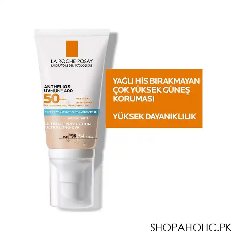 La Roche-Posay Anthelios UVMune 400 Hydrating Cream With SPF50+, For Sensitive Skin, 50ml - Image 2