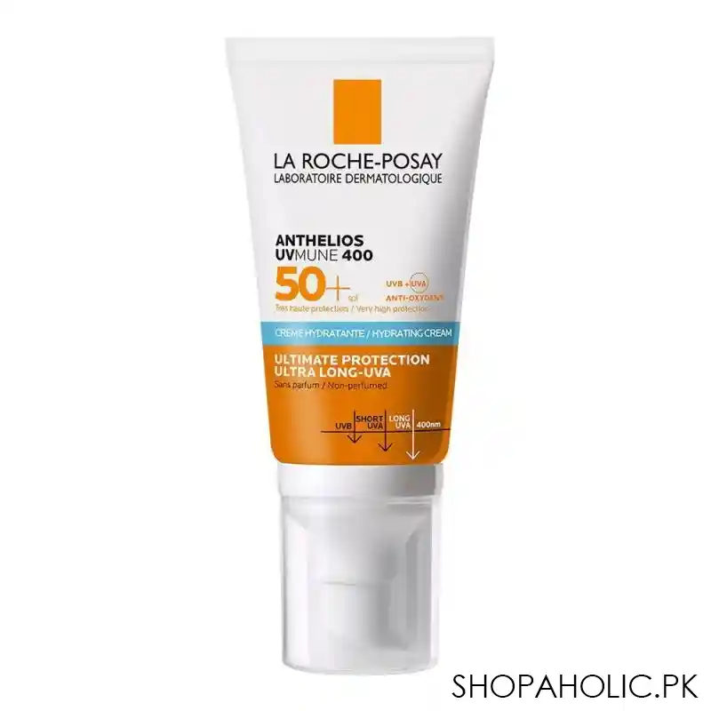 la roche posay anthelios uvmune 400 spf 50+ hydrating cream, 50ml main image