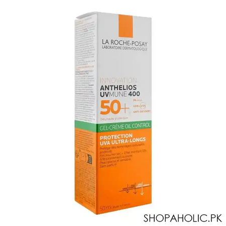 la roche posay anthelios uvmune 400 spf 50+ oil control gel cream, 50ml image2