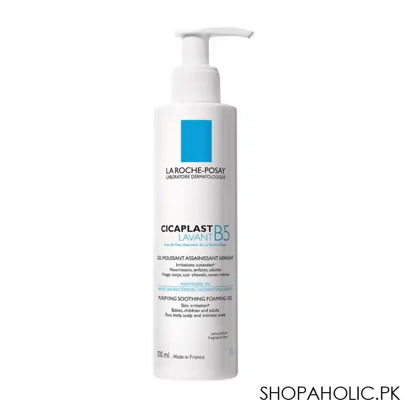 La Roche-Posay Cicaplast Lavant B5 Purifying Soothing Foaming Gel, For Dry Skin, 200ml - Main Image