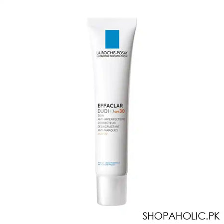 La Roche-Posay Effaclar Duo[+] SPF-30 Anti-Imperfections Cream, For Oily Acne-Prone Skin, 40ml - Main Image