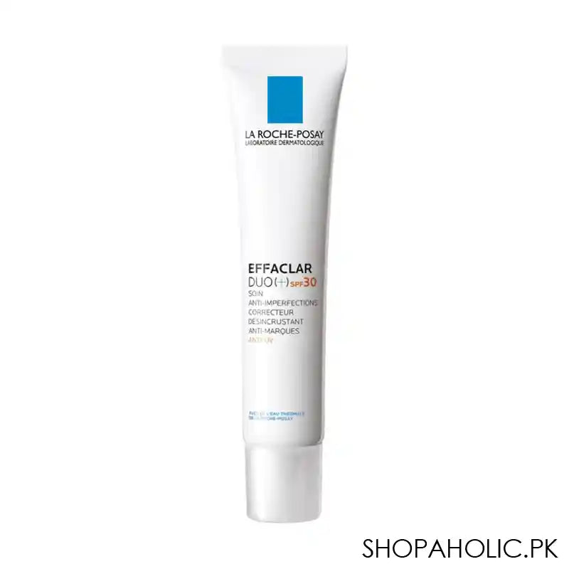 La Roche-Posay Effaclar Duo[+] SPF-30 Anti-Imperfections Cream, For Oily Acne-Prone Skin, 40ml - Main Image