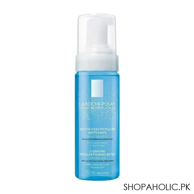 La Roche-Posay Micellar Foaming Water Cleanser and Makeup Remover, For Sensitive Skin, 150ml - Main Image