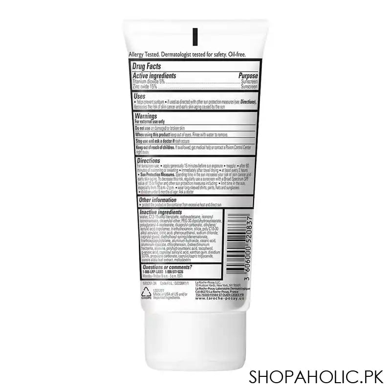 La Roche-Posay Mineral Anthelios Sunscreen Lotion, SPF-50, For Body & Face, 90ml - Image 3