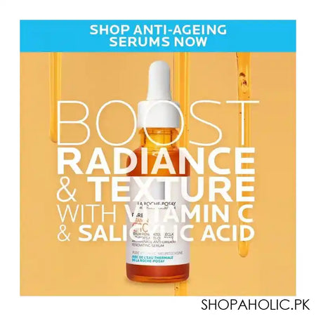 La Roche-Posay Pure Vitamin-C 10% Anti-Aging Serum, For Sensitive Skin, 30ml - Image 4