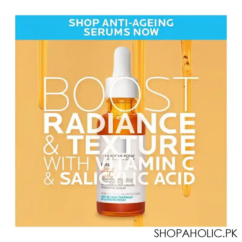 La Roche-Posay Pure Vitamin-C 10% Anti-Aging Serum, For Sensitive Skin, 30ml - Image 4