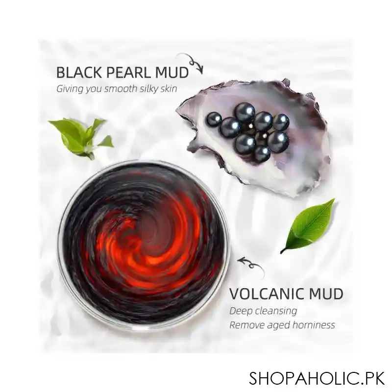 laikou black pearl mud face mask, 85g main image