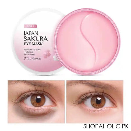 Laikou Fenyi Japan Sakura Eye Mask, 70g/50-Pack, LK86534C - Main Image