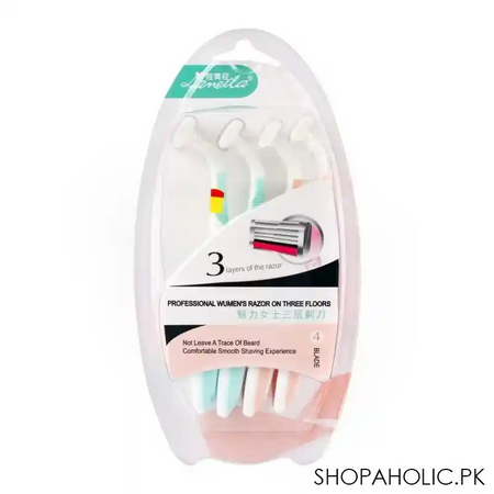 lameila women's razor, 4 pack, a 0913 main image