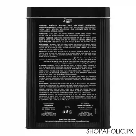 lamis creation legend deluxe limited edition eau de toilette, for men, 100ml image3