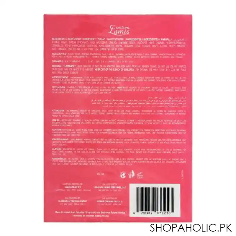 lamis creation soar for women deluxe limited edition eau de parfum, 100ml image3