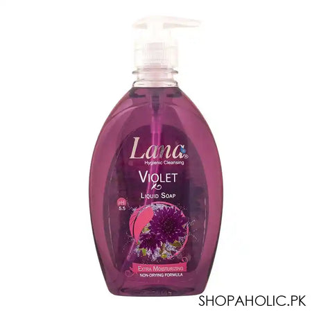 Lana Violet Liquid Soap, Extra Moisturizing, Non-Drying Formula, 500ml - Main Image