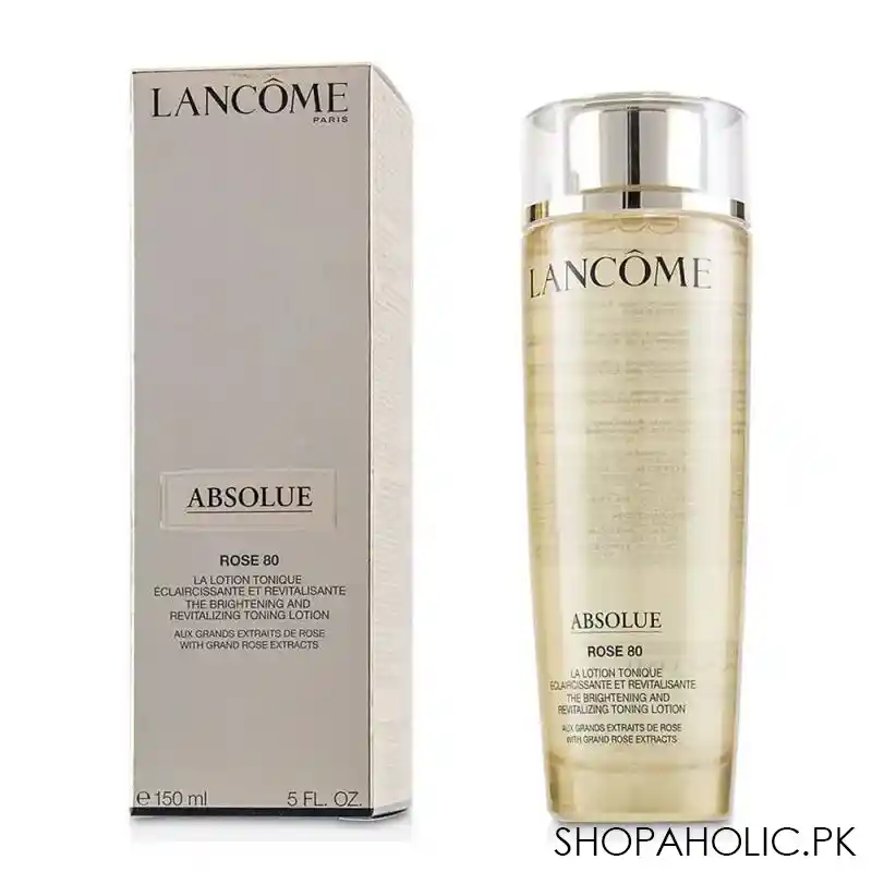 lancome absolue rose 80 brightening and revitalizing toning lotion, 150ml main image