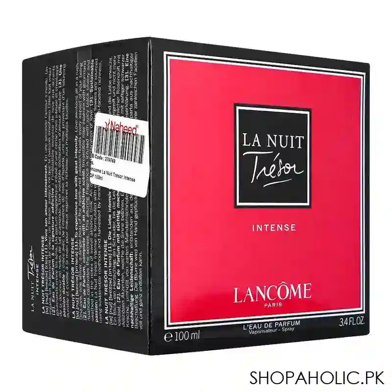 Lancome La Nuit Tresor Intense, Eau de Parfum, For Women, 100ml - Image 3