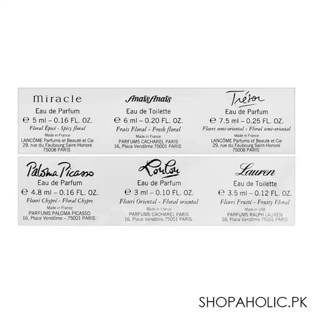 lancome premier collection for women mini perfume set, 6 pack image5