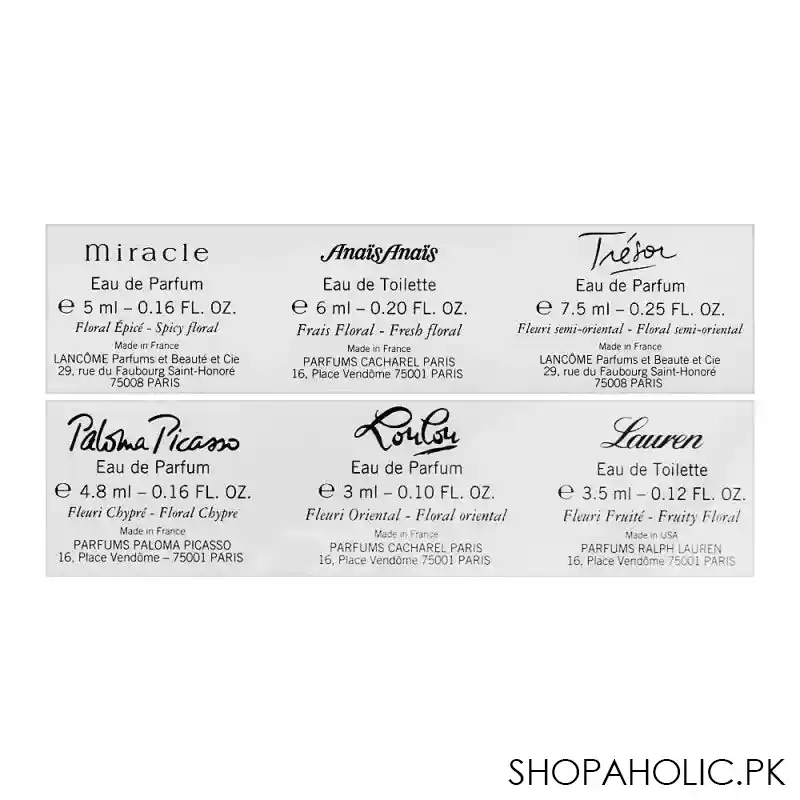 lancome premier collection for women mini perfume set, 6 pack image5