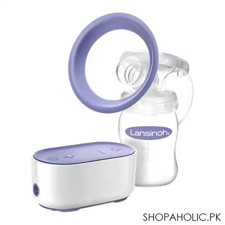 lansinoh compact single electric breast pump, se54090ct0218 main image