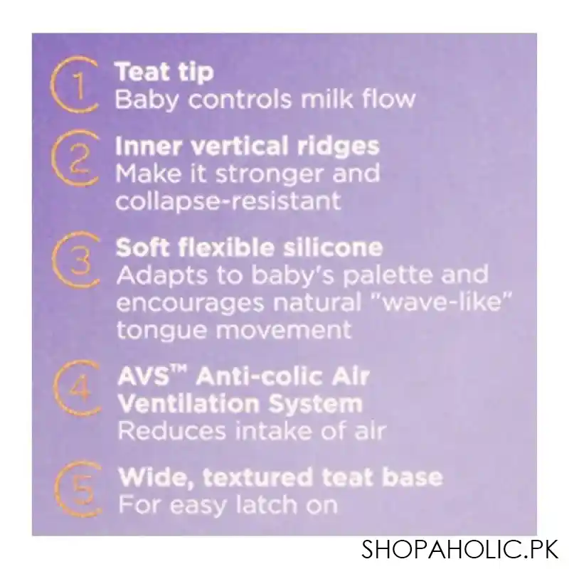 lansinoh feeding bottle with natural wave medium flow teat, 2 x 240ml, bt75850ct0620 image5