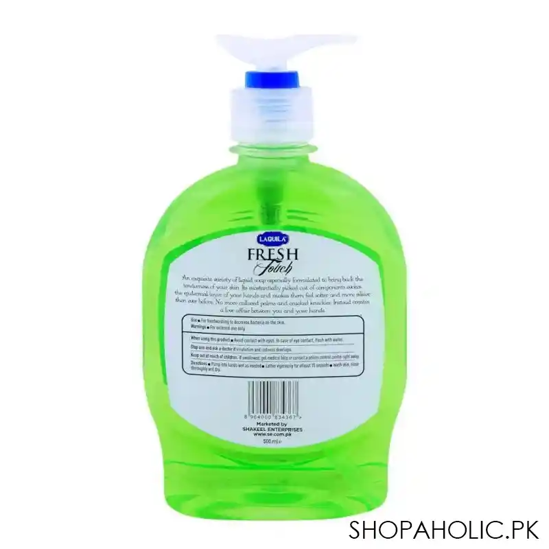 laquila fresh touch aloe vera milk liquid soap 500ml image2