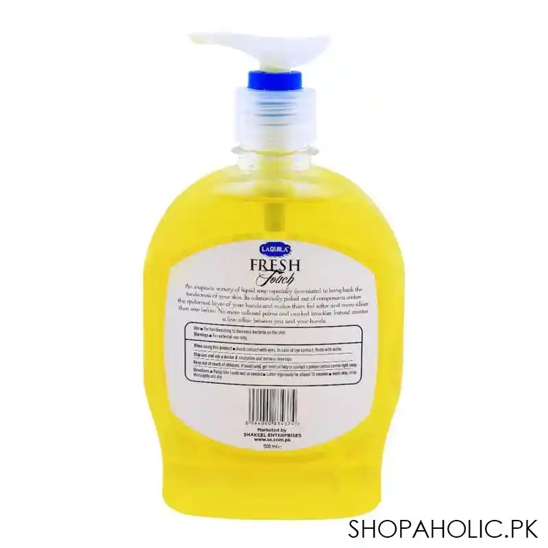 laquila fresh touch lemon liquid soap 500ml image2
