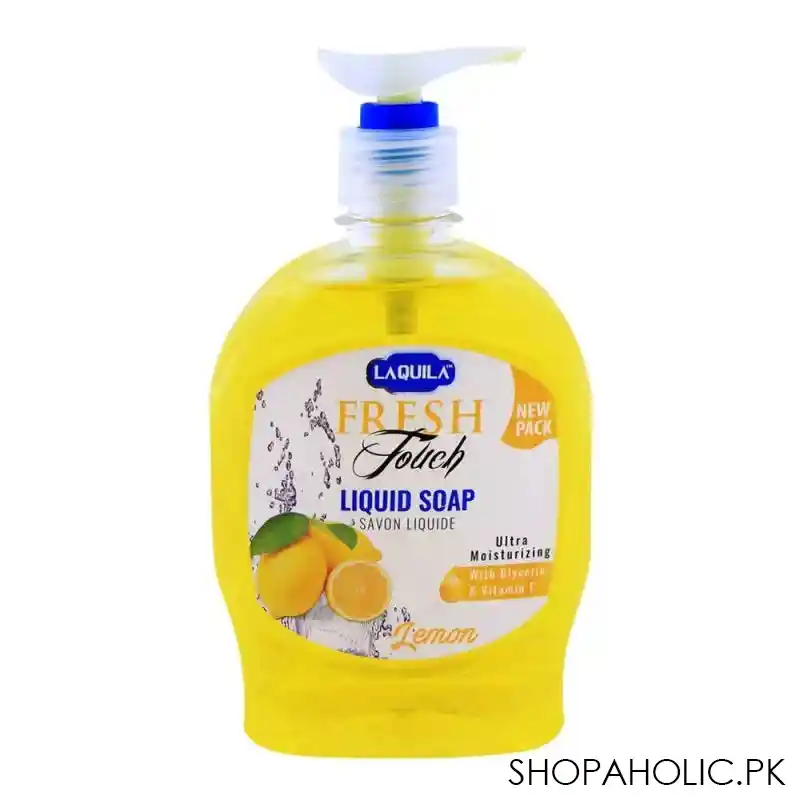 laquila fresh touch lemon liquid soap 500ml main image