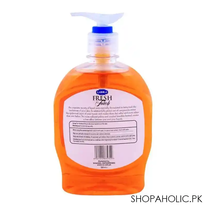 laquila fresh touch peach liquid soap 500ml image2
