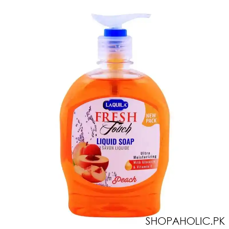 laquila fresh touch peach liquid soap 500ml main image