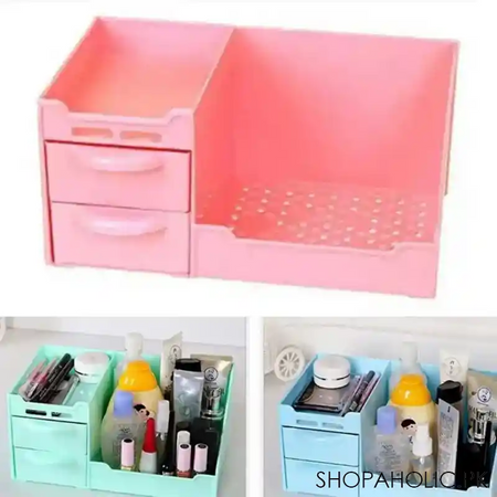 large capacity cosmetic storage box makeup drawer organizer image2
