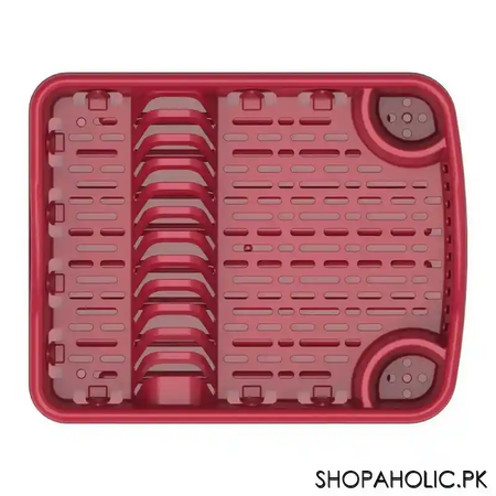 large dish rack with drainer image2