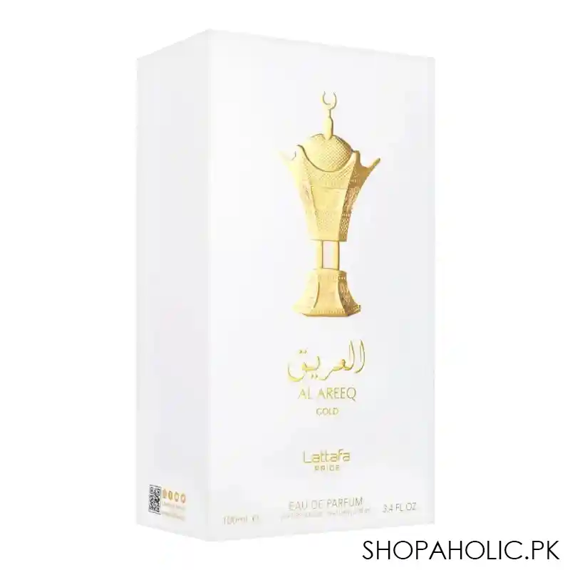 lattafa al areeq gold eau de parfum, for men & women, 100ml image2