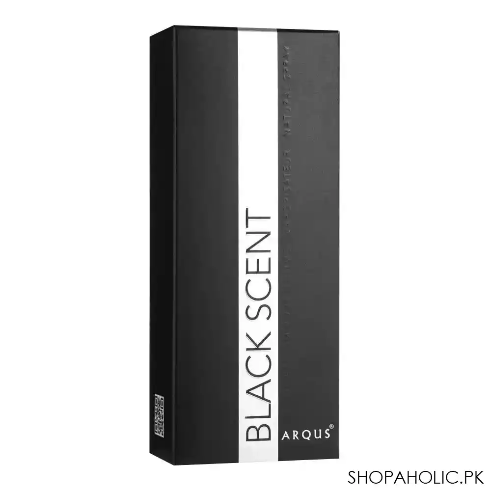 lattafa arqus black scent pour homme eau de parfum, for men, 100ml image2