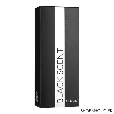 lattafa arqus black scent pour homme eau de parfum, for men, 100ml image2