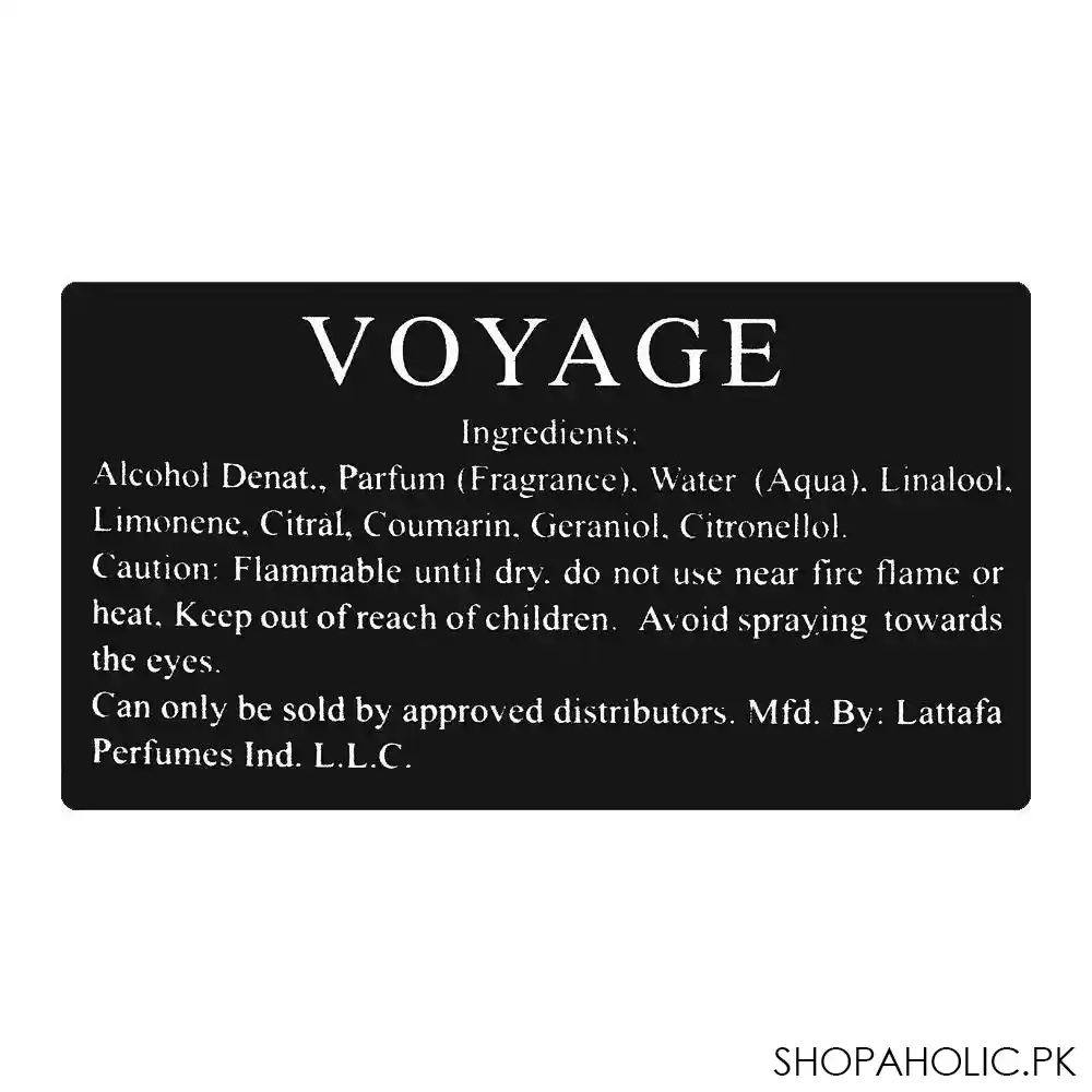 lattafa arqus voyage pour homme eau de parfum for men, 100ml image3