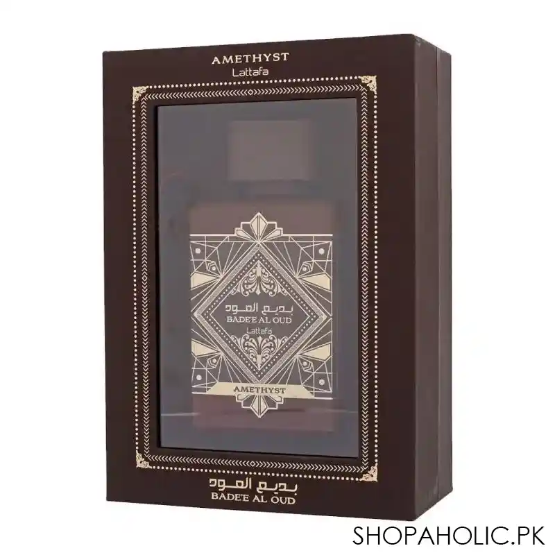 lattafa badee al oud amethyst eau de parfum, for men & women, 100ml image2