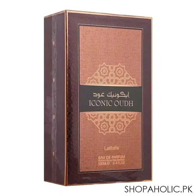 lattafa iconic oudh eau de parfum, 100ml image2
