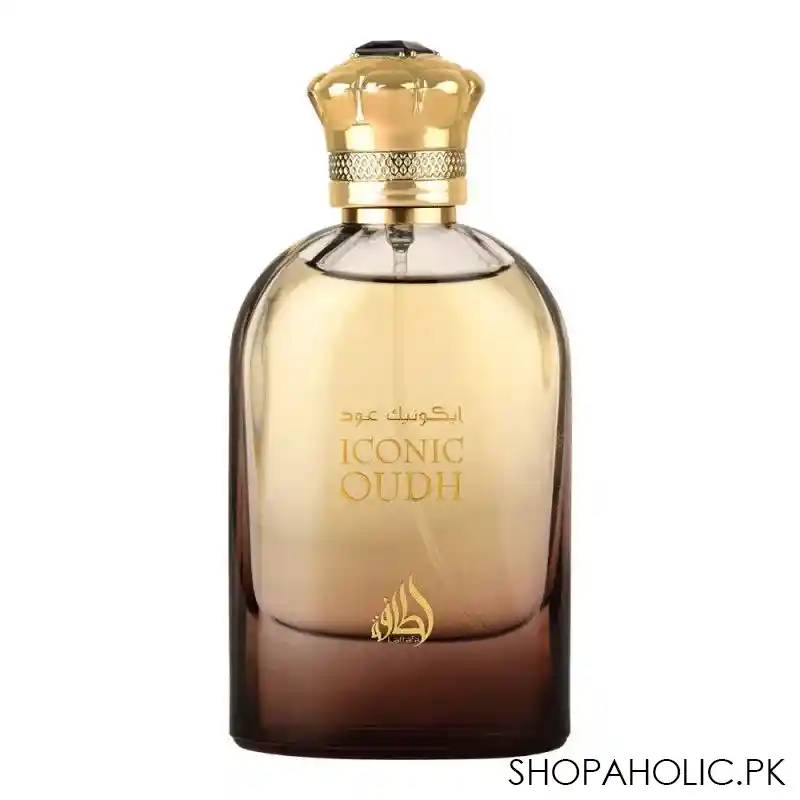 lattafa iconic oudh eau de parfum, 100ml main image