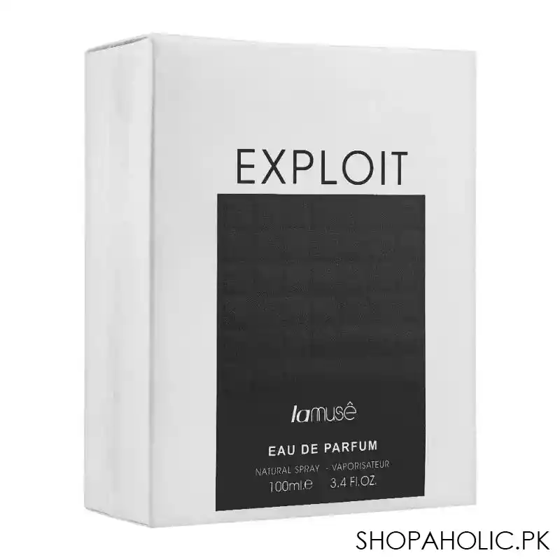 lattafa lamuse exploit eau de parfum for men, 100ml main image