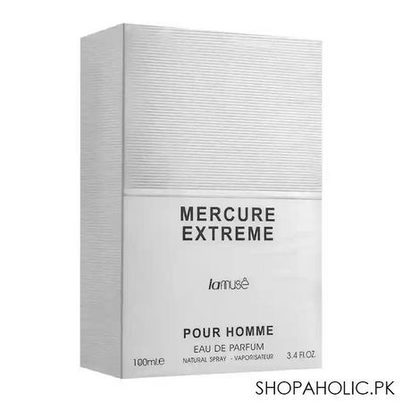 lattafa lamuse mercure extreme pour homme eau de parfum for men, 100ml main image