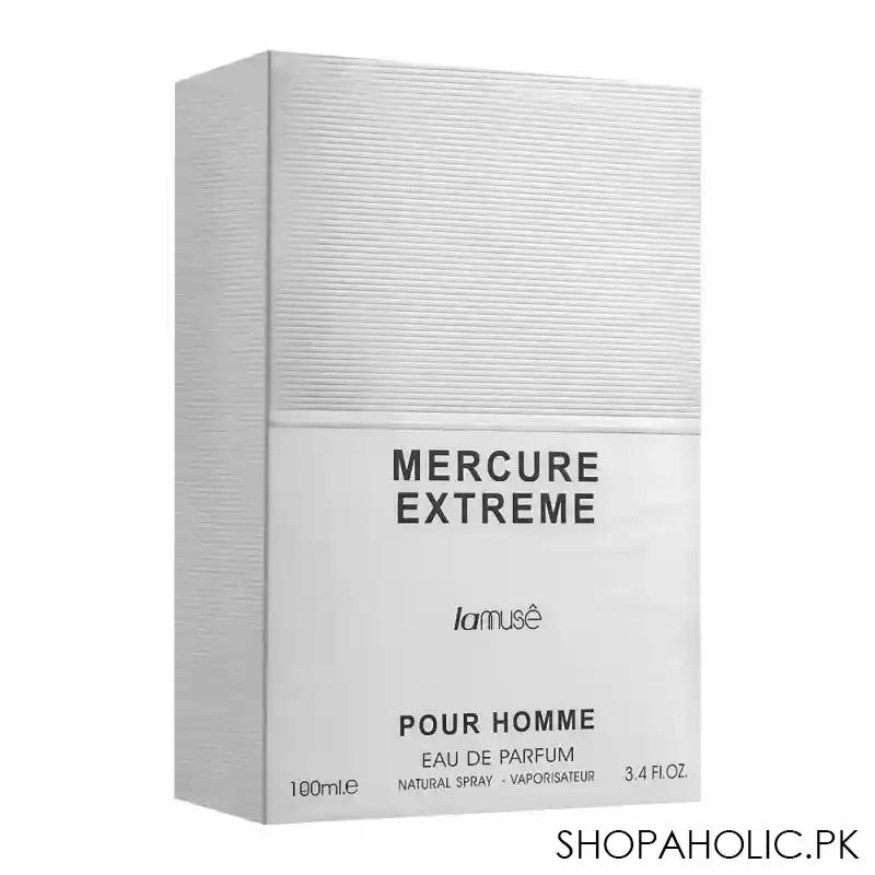 lattafa lamuse mercure extreme pour homme eau de parfum for men, 100ml main image