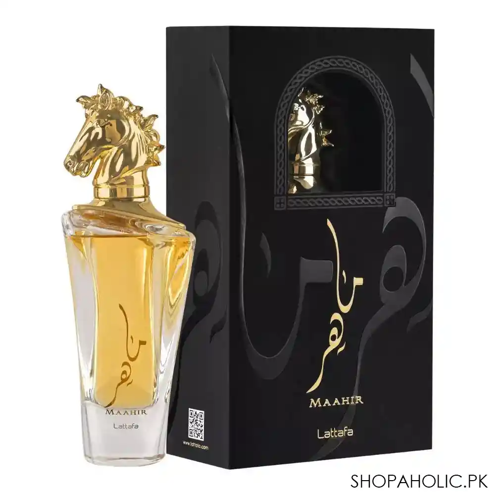 lattafa maahir eau de parfum, for men & women, 100ml main image
