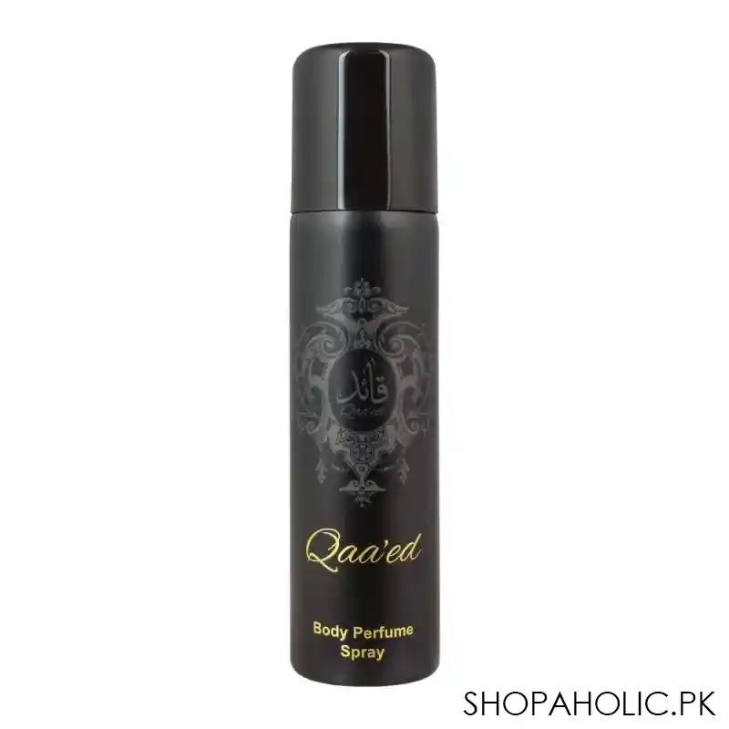 lattafa qaa'ed perfume body spray, 70ml main image