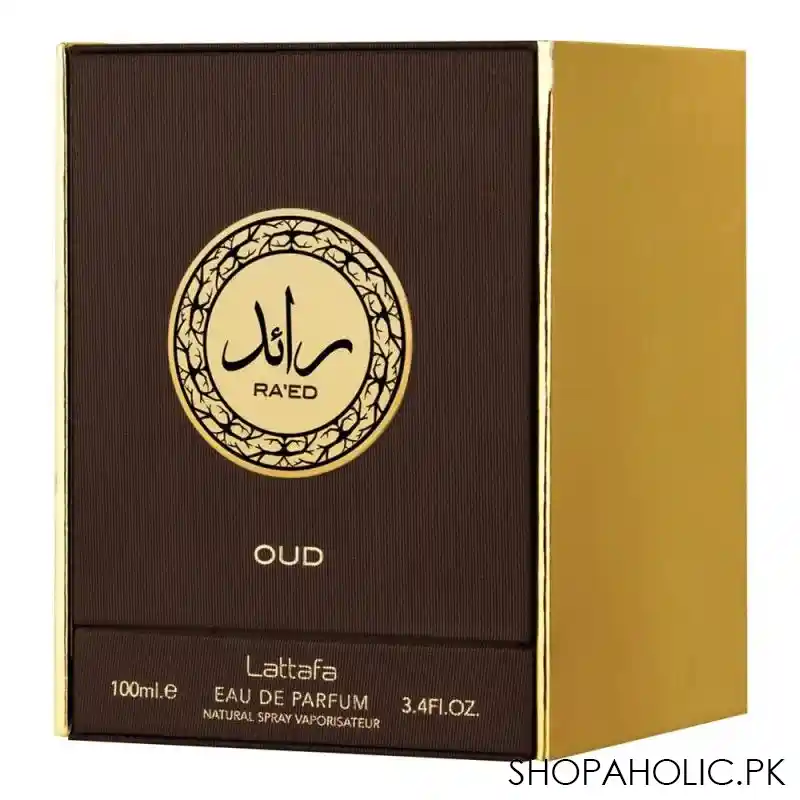 lattafa ra'ed oud eau de parfum, for men, 100ml image2