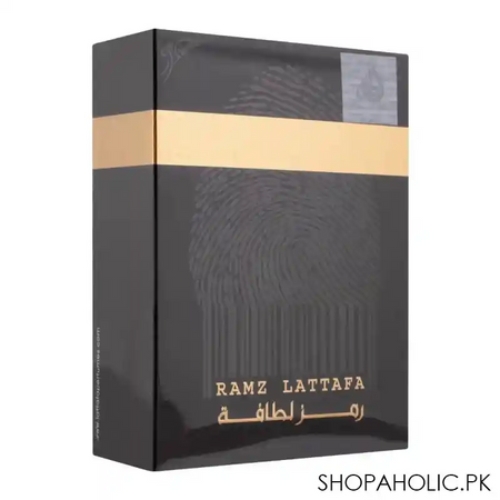 lattafa ramz lattafa eau de parfum, fragrance for men & women, 100ml image2